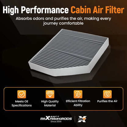 Activated Carbon Air Filter for Mercedes-Benz G500 G550 (2019–2023)