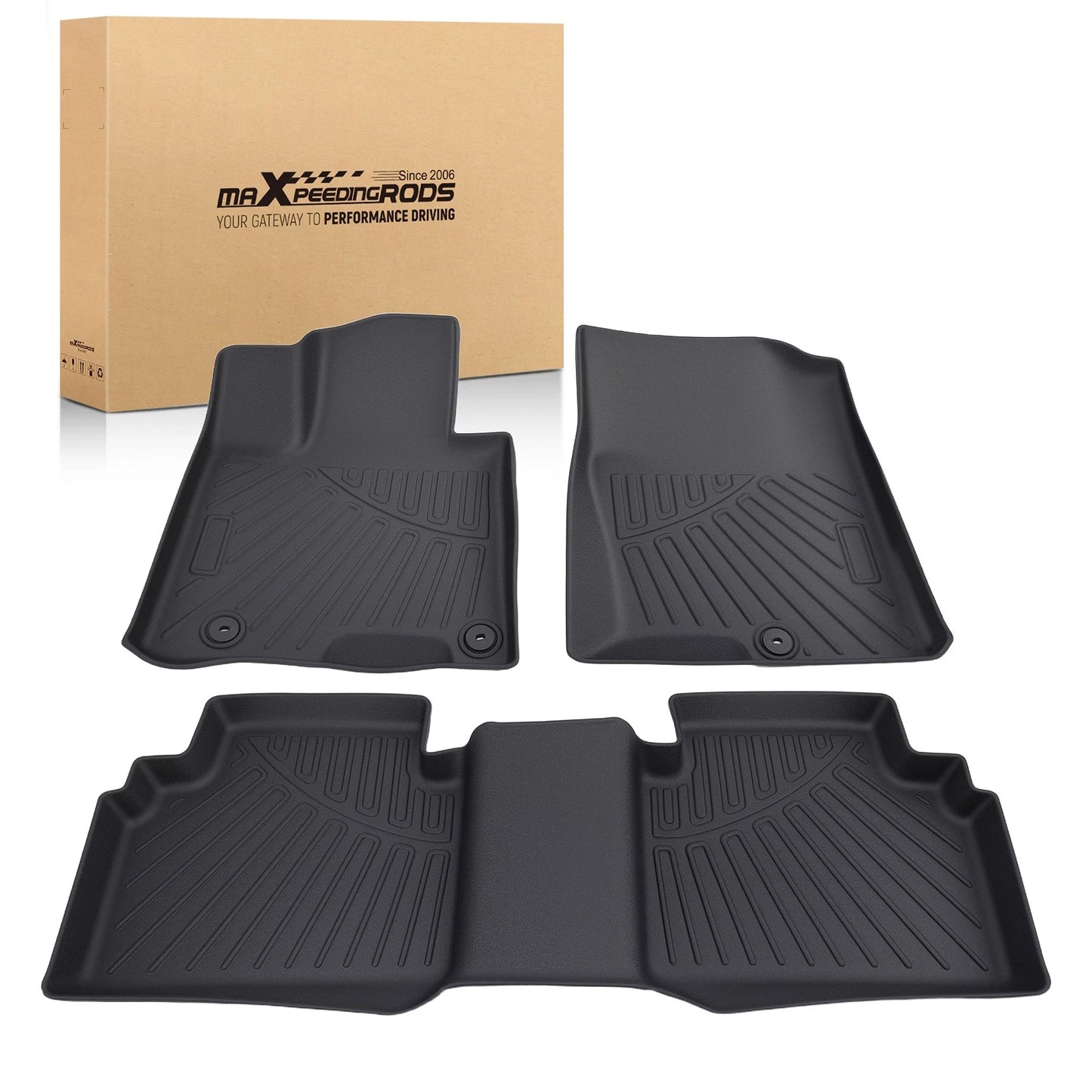 Floor Mats Liners for Hyundai Tucson (2022–2025) TPE Black All-Weather