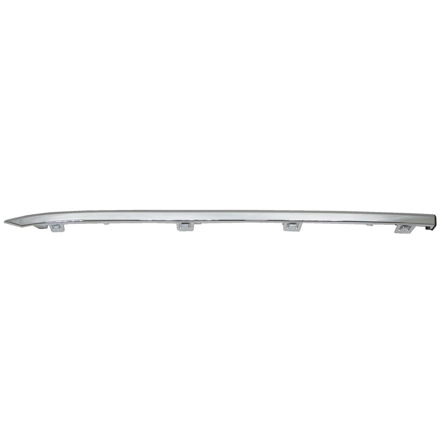 Replacement Chrome/Textured ABS Plastic Rear Passenger Side Bumper Cover Molding