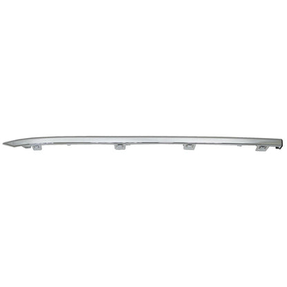 Replacement Chrome/Textured ABS Plastic Rear Passenger Side Bumper Cover Molding