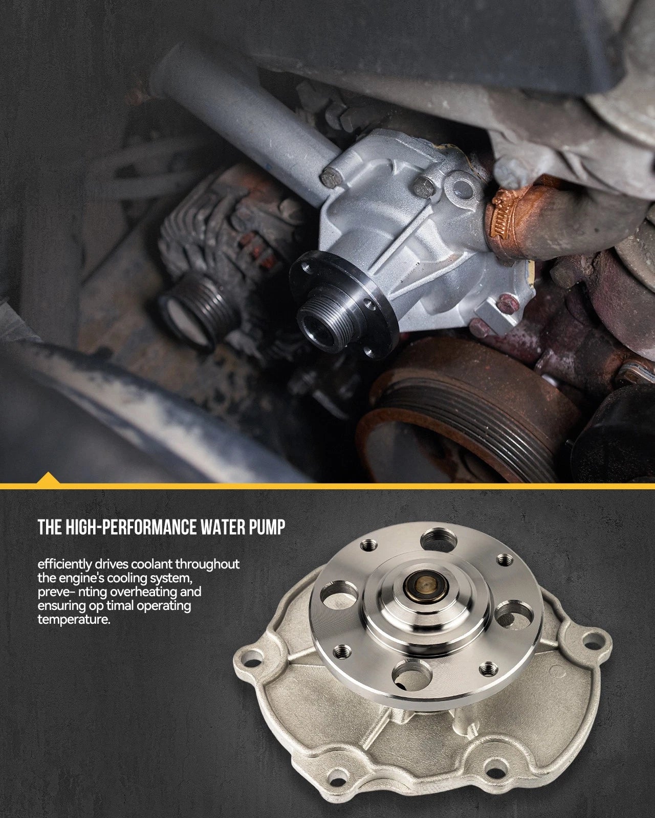 AW5103 Water Pumps for Buick LaCrosse and Cadillac CTS (2010–2016)