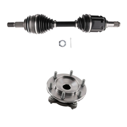 Half Shaft Axle and Wheel Hub Bearing Kit Front LH/RH for Toyota 4Runner (2003–2005)