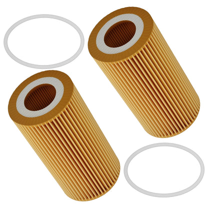 2PCS Oil Filter for Volvo C30 S40 V50 (2004–2013)