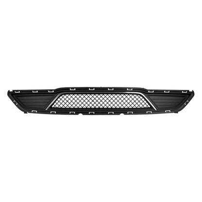Replacement Gray Chrome/Matte TPO/ABS Plastic Front Bumper Cover Grille