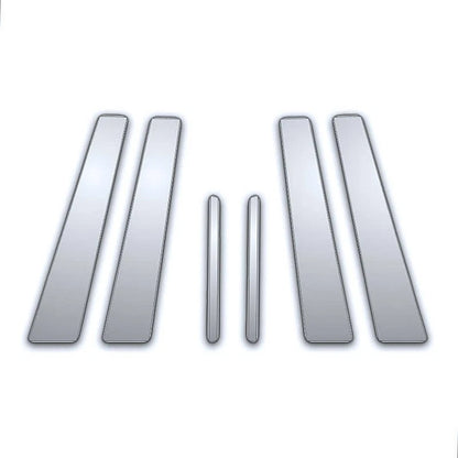 6 Pc Chrome Pillar Post Covers for Volkswagen Passat (2006–2008)