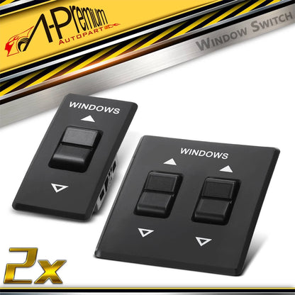 2X Front Power Window Switch for Chevrolet Astro GMC Safari (1985–1995)