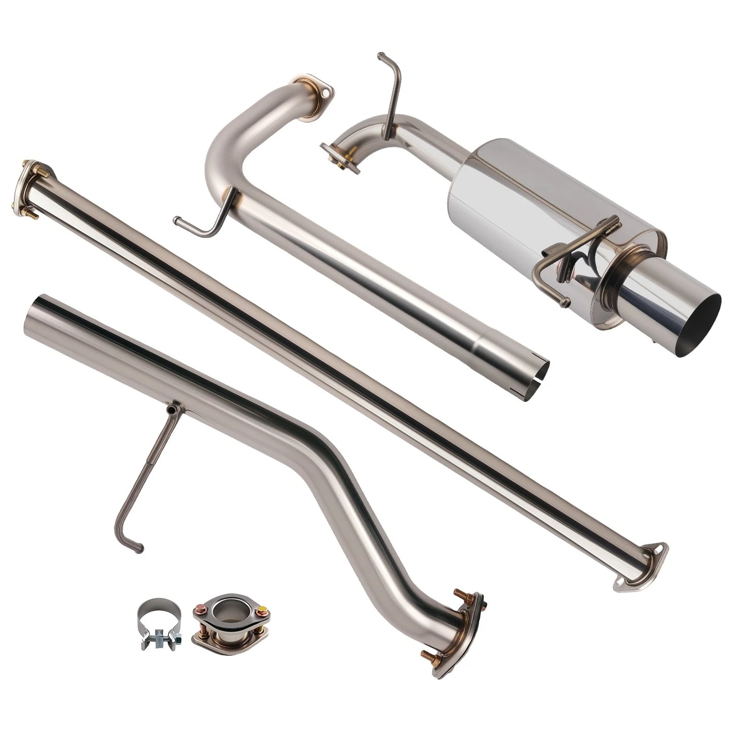 4in Tip Catback Exhaust System for Honda Accord (1998–2002) 2.3L SE/EX-R