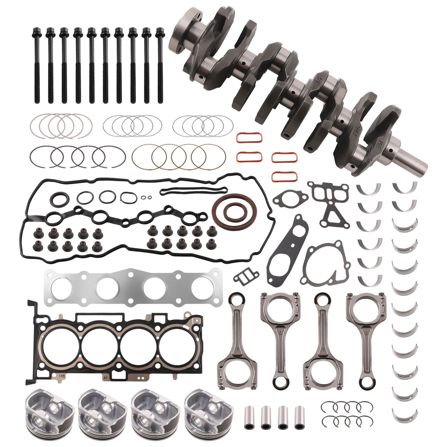 Engine Rebuild Kit for Hyundai Sonata Tucson Kia Optima Sportage (2011–2014)