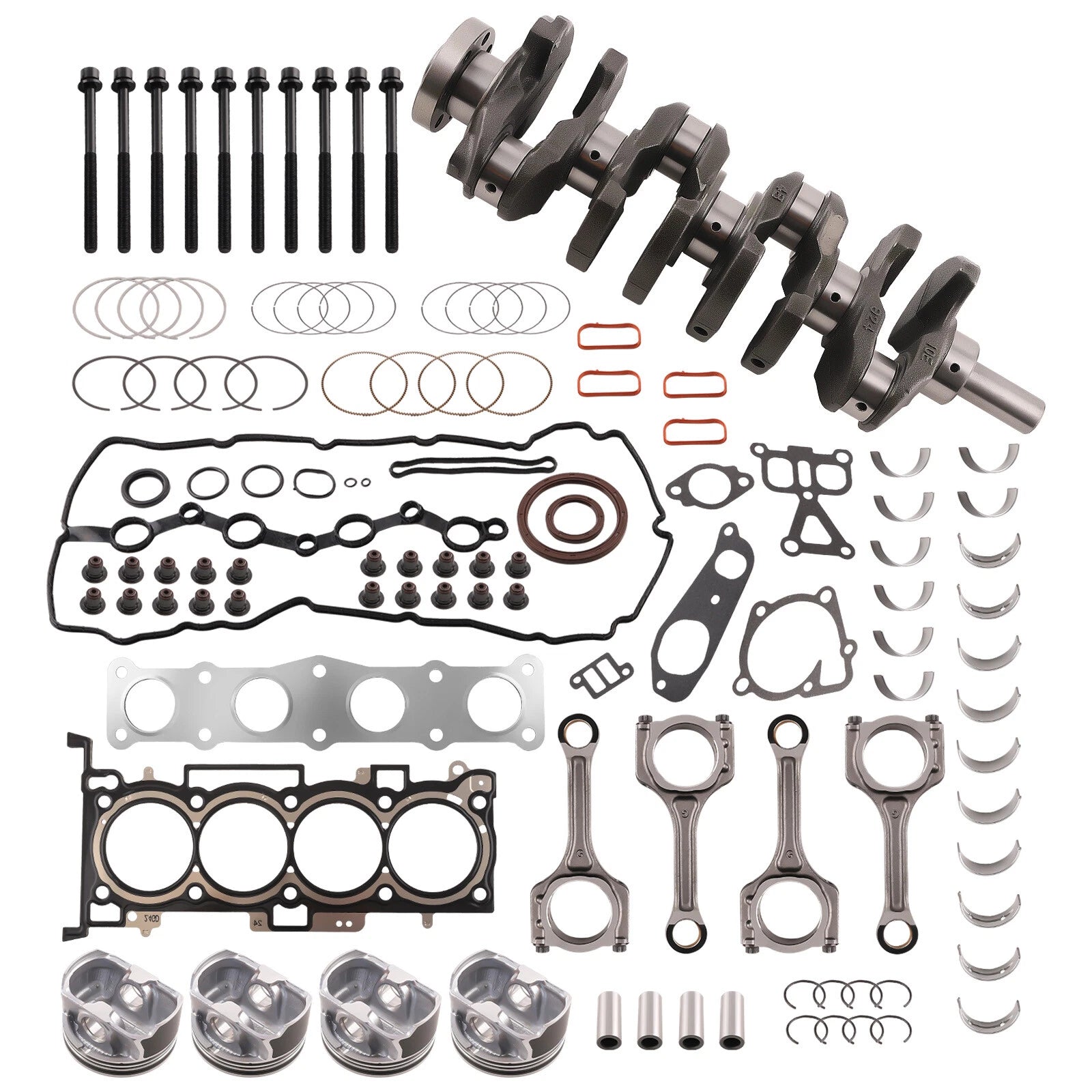 Engine Rebuild Kit for Hyundai Sonata Tucson Kia Optima Sportage (2011–2014)