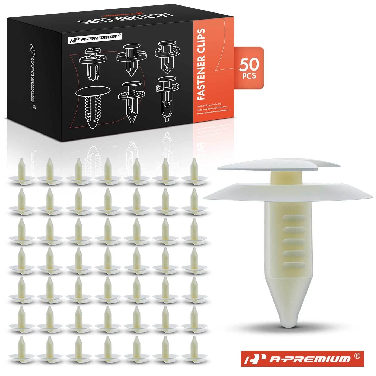 50Pcs Nylon Rear Door Trim Clips for GM Vehicles
