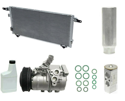AC Compressor Kit Replacement with Condenser for Nissan Navara D40 (2005–2015)
