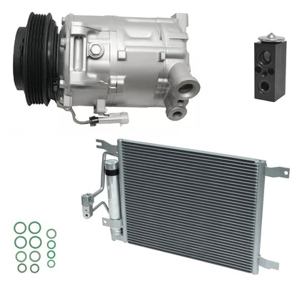 AC Compressor Kit with Condenser for Pontiac Solstice 2.0L (2006–2010)