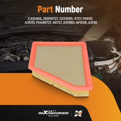 Engine Air Filter for Chevrolet Equinox L4 (2010–2017)