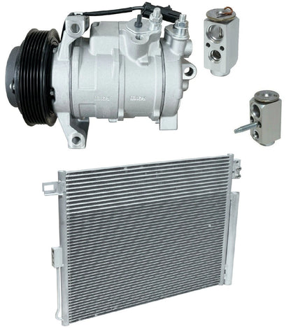 AC Compressor Kit With Condenser Replacement for Dodge Durango (2013–2013)