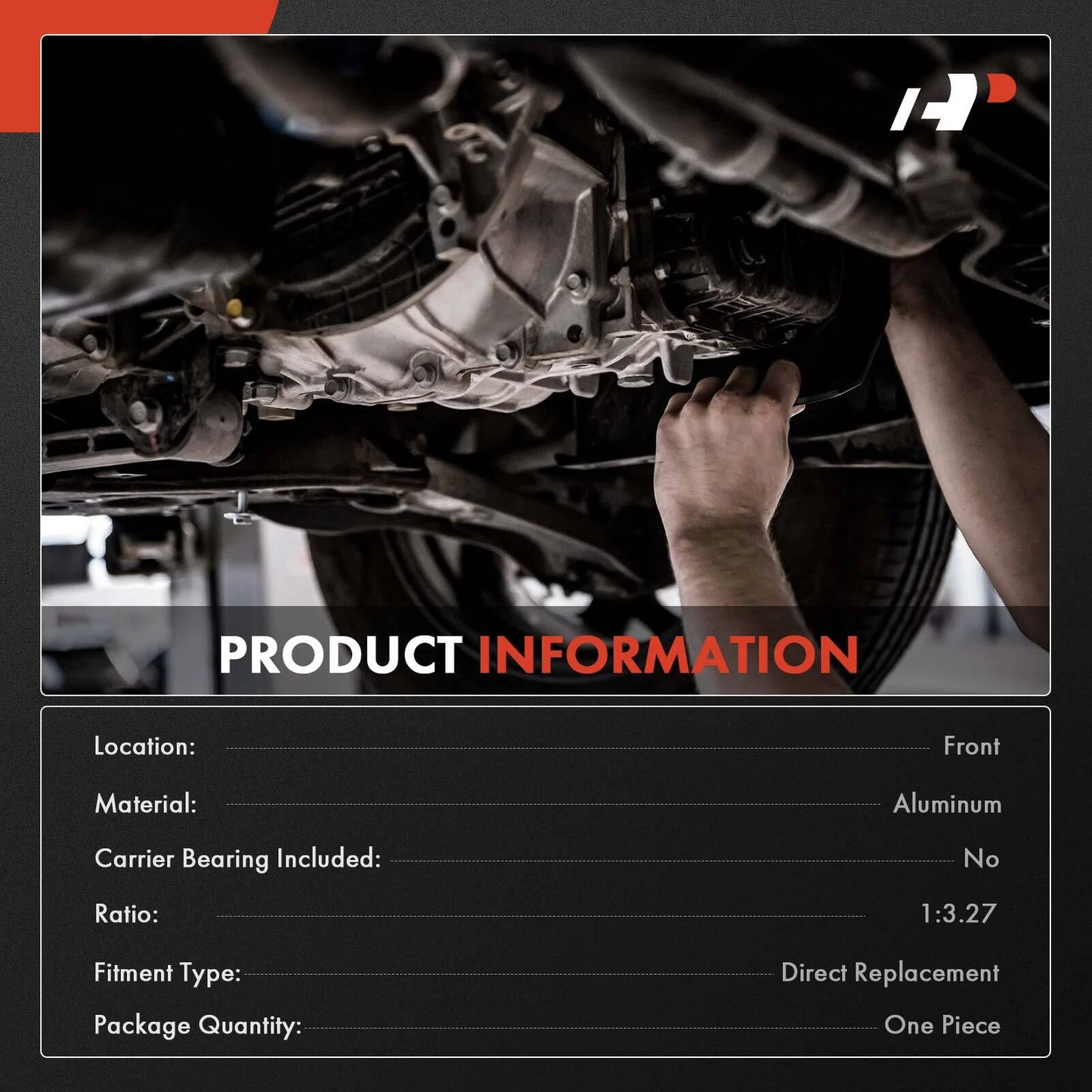 3.27 Ratio Differential Carrier for Mercedes AMG GT GLC63 AMG (2016–2023)