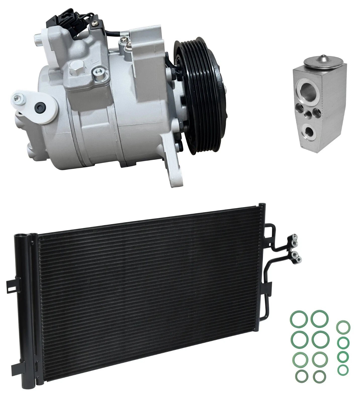 A C Compressor Kit With Condenser Replacement for Buick Lucerne (2010–2011)