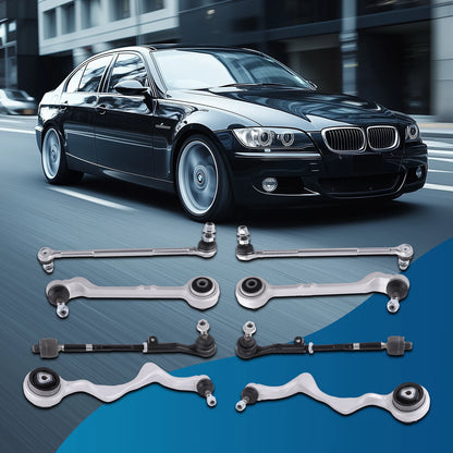 8PCS Front Lower Rearward & Forward Control Arm for BMW 3 Series E90 (2007–2013)