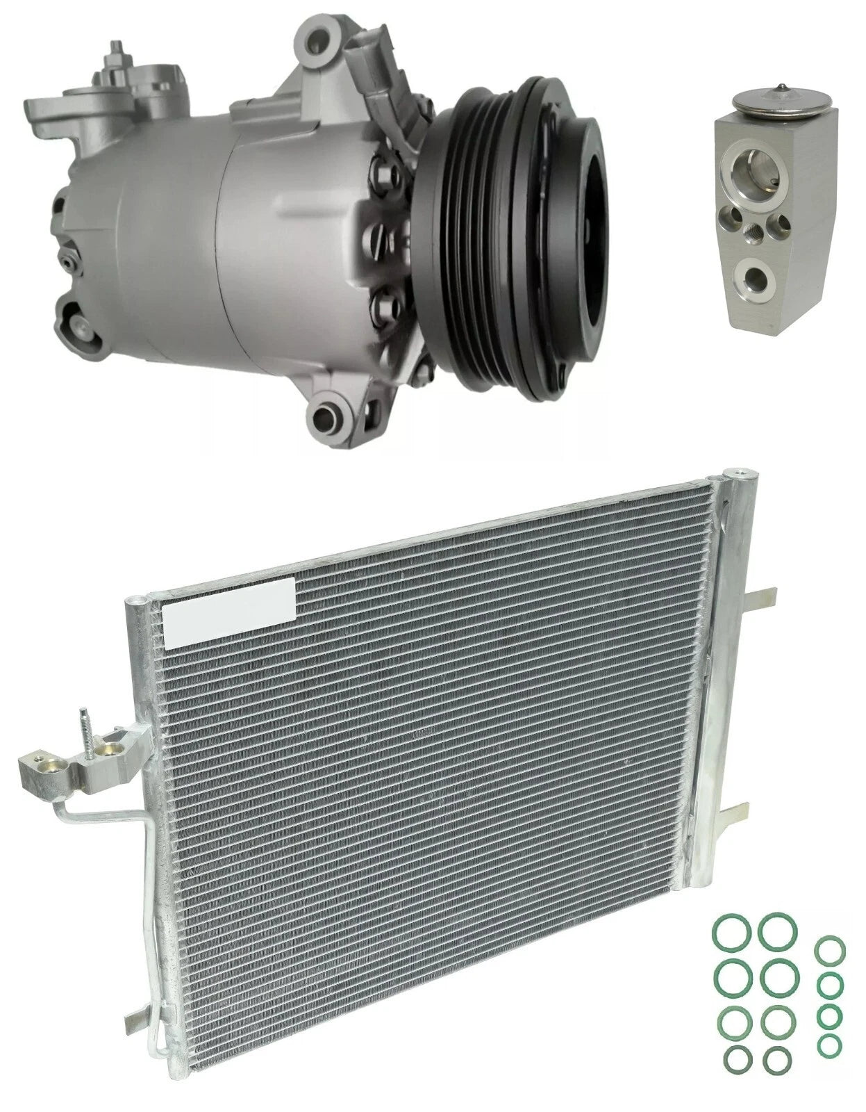 AC Compressor Kit With Condenser for Ford Escape 2.5L (2018–2018)