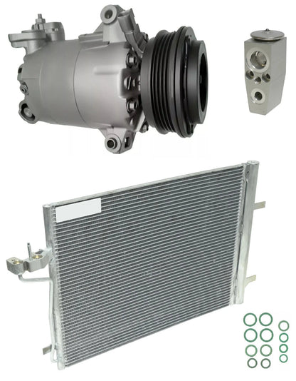 AC Compressor Kit With Condenser for Ford Escape 2.5L (2018–2018)