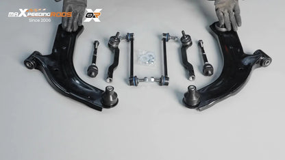 Front Lower Control Arm Sway Bar Link and Tie Rod End for Nissan Versa (2007–2011)