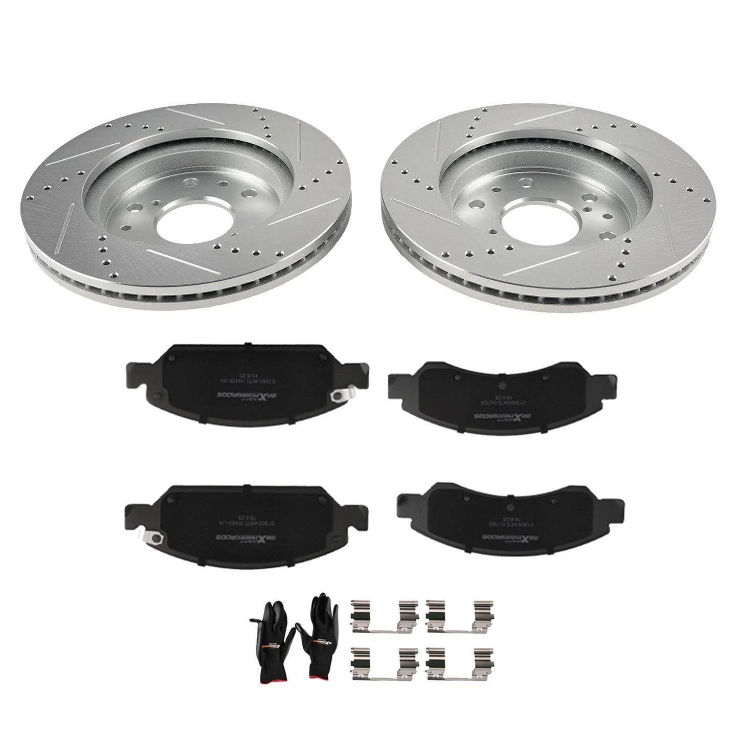 Front Brake Rotors and Pads Kit for Chevrolet Silverado 1500 (2005–2018)