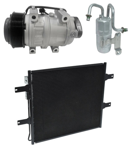 AC Compressor Kit With Condenser for Dodge Ram 4500 6.7L (2008–2008)