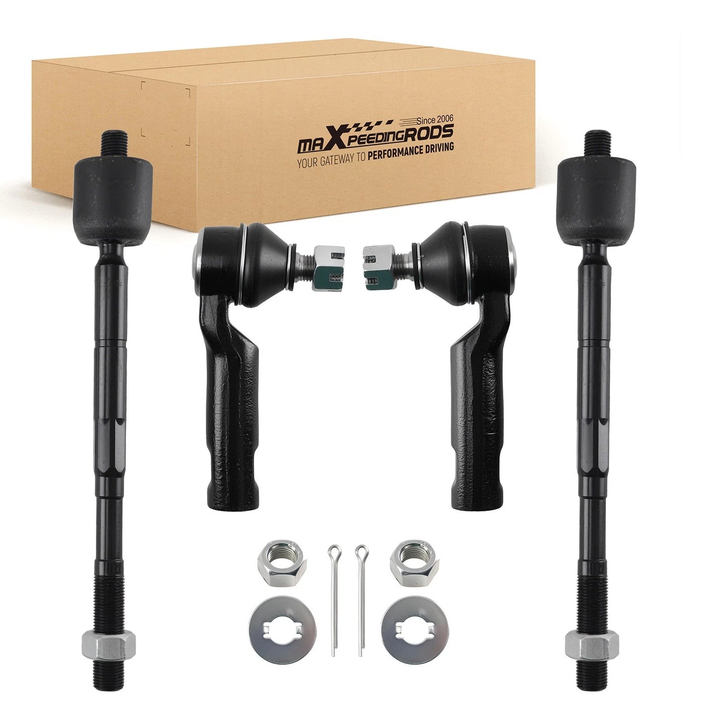 Front Driver Passenger Tie Rod Kit for Toyota Tacoma (2005–2022)