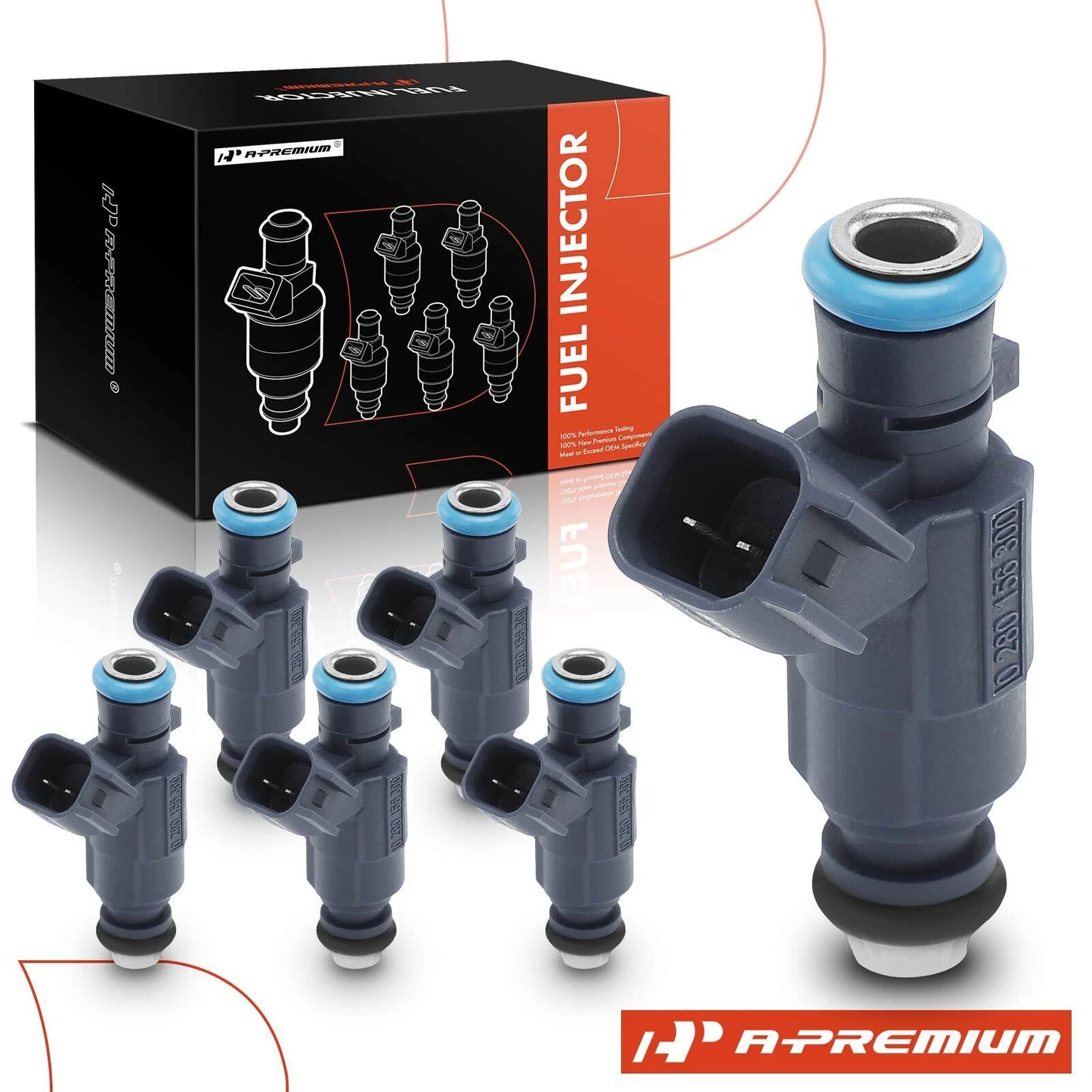 6x Fuel Injector for Chevy Malibu, Cadillac CTS, Pontiac G8, Saturn Aura (2008–2012)
