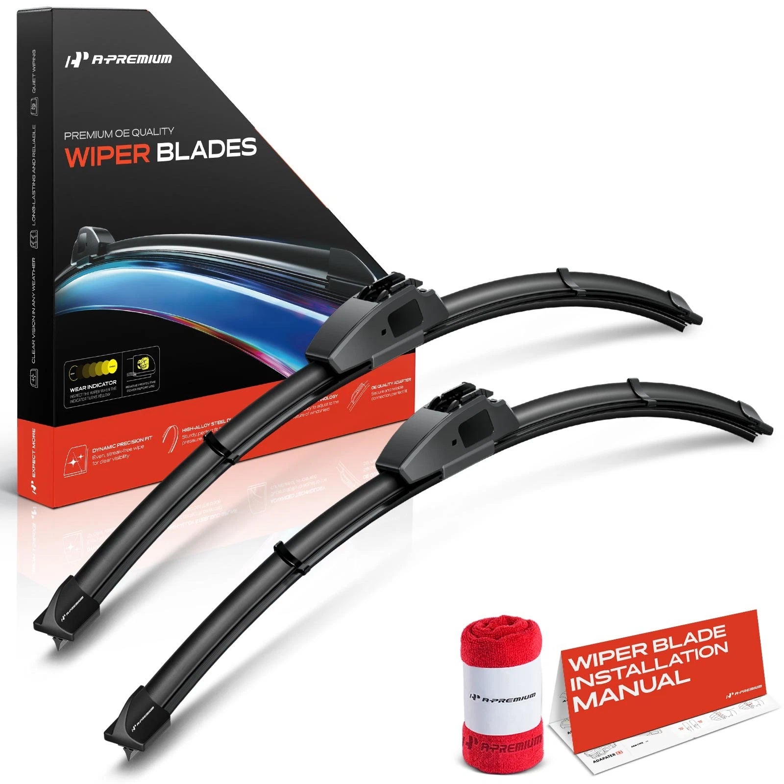 2X Front Windshield Wiper Blades for Chevy Traverse (2018–2024)
