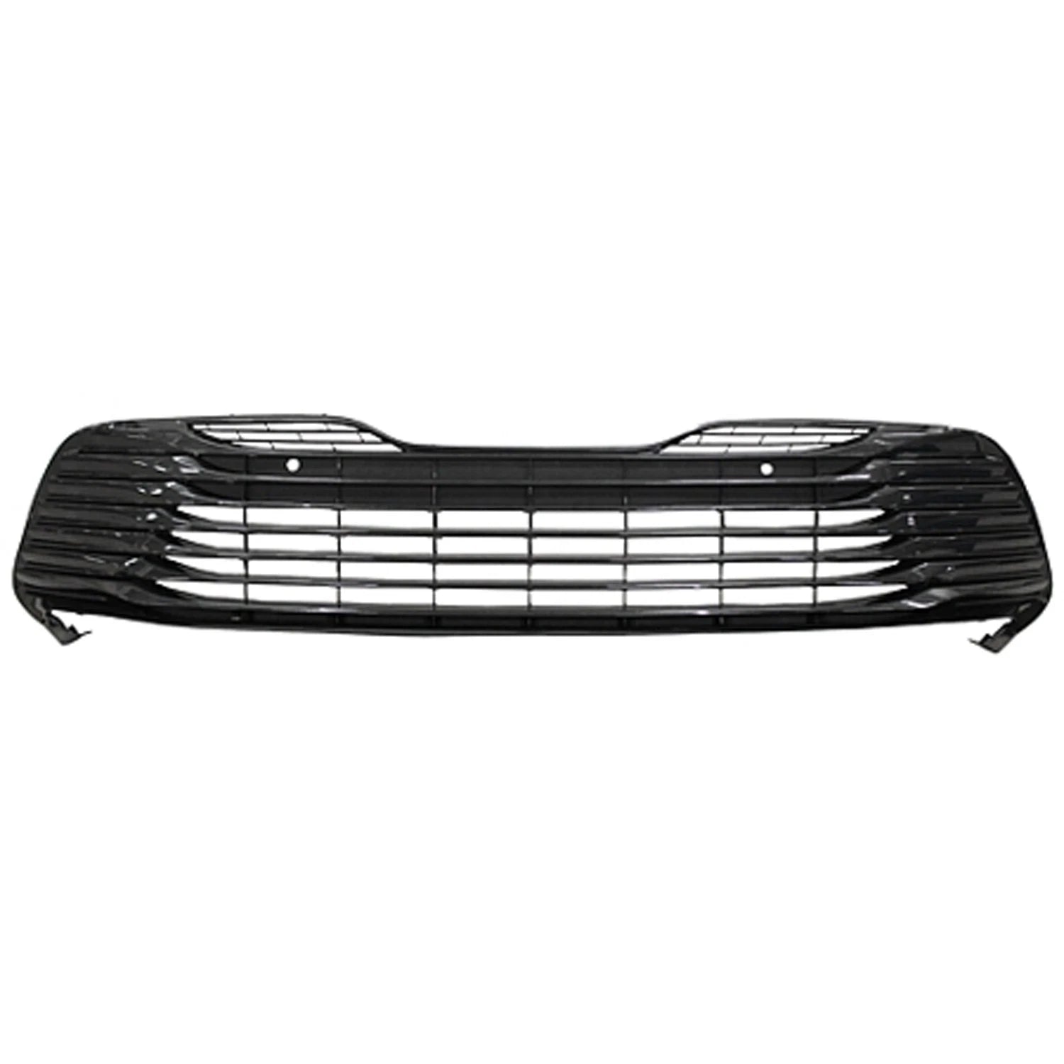 Replacement Gray Polypropylene Front Lower Grille w/Park Assist Sensor Holes