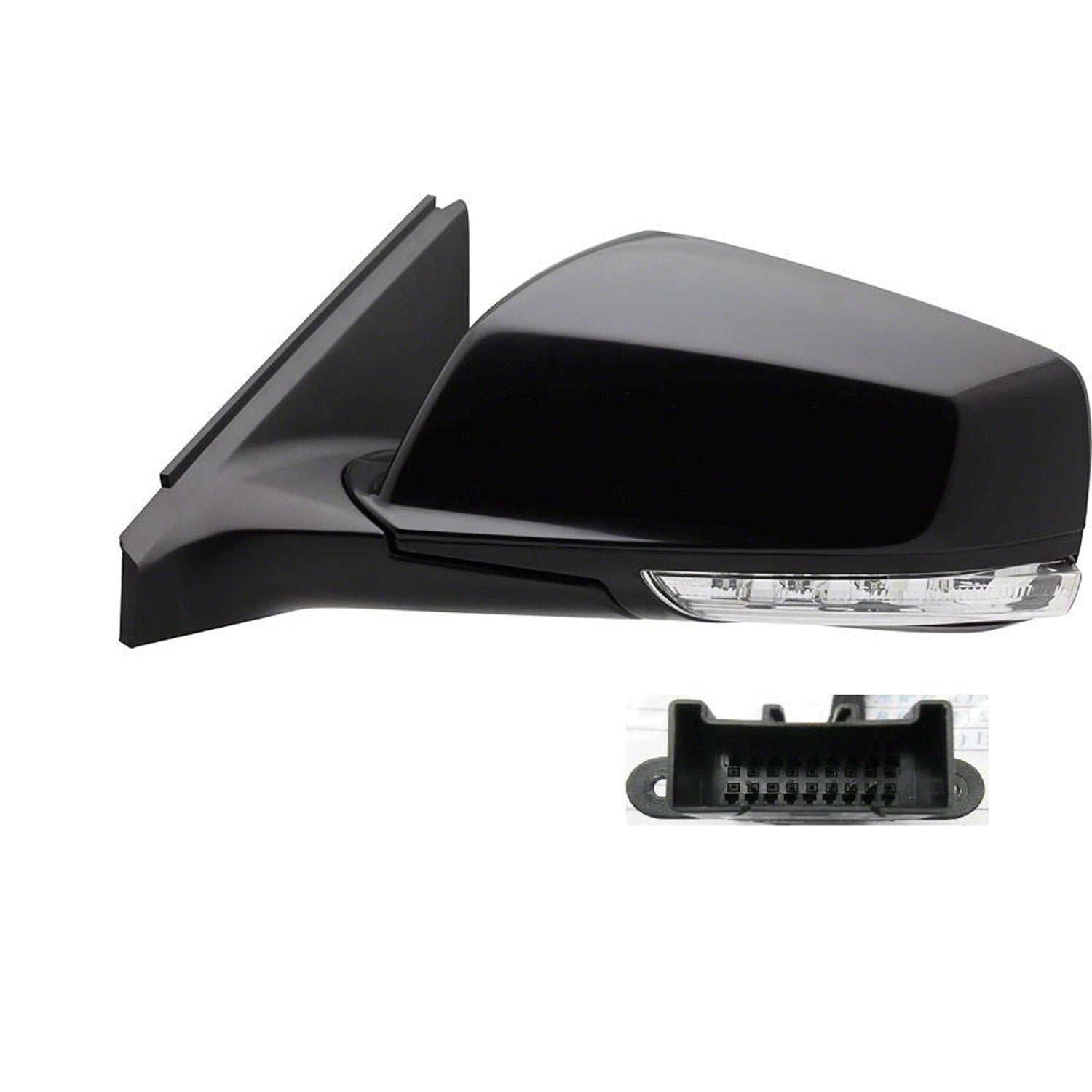 Driver Side Power Door Mirror w/Heated Glass w/Puddle Light and Turn Signal