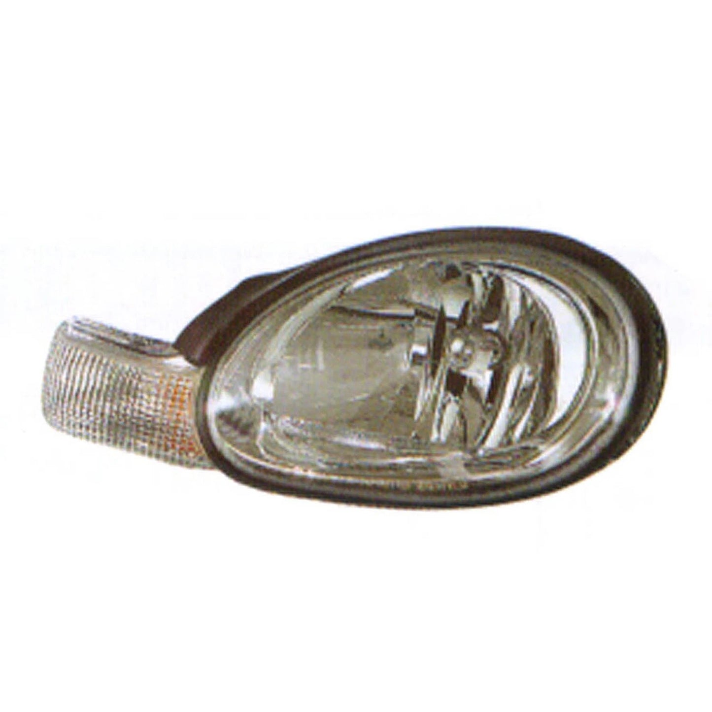Driver Head Light Assembly Replacement w Chrome Bezel for Dodge Neon (2000–2002)