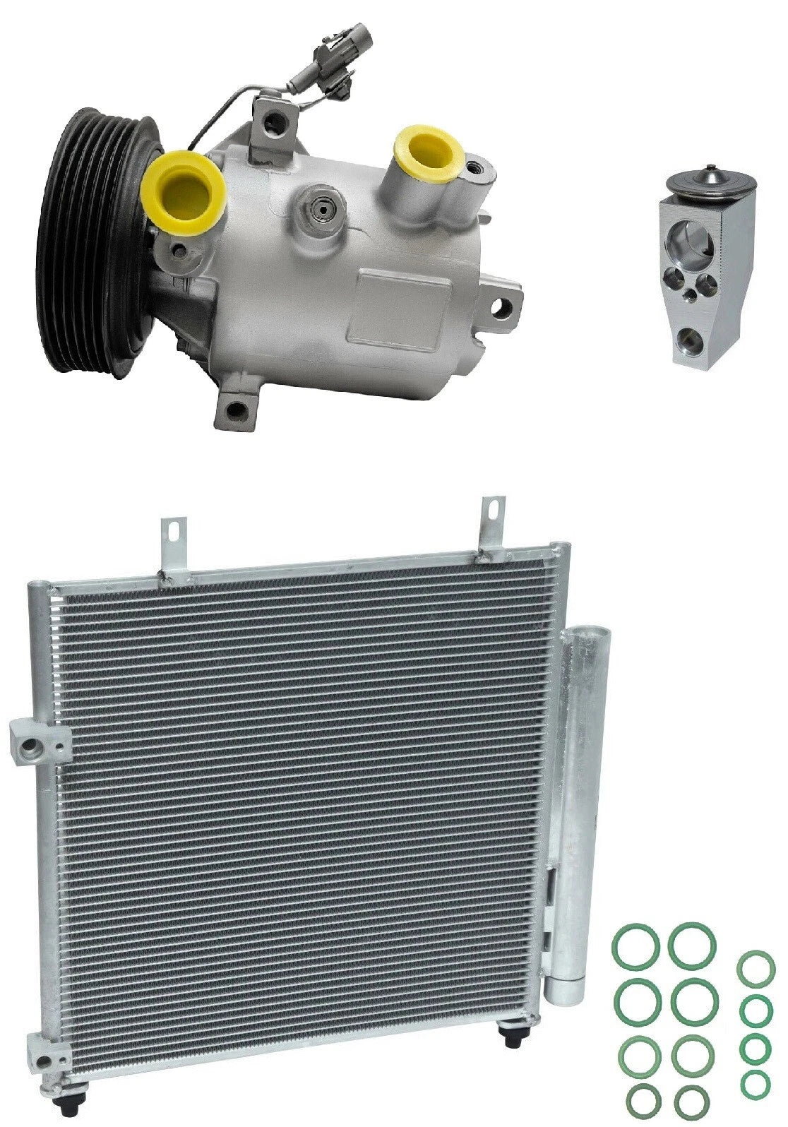 AC Compressor Kit with Condenser for Mitsubishi Mirage (2018–2018)