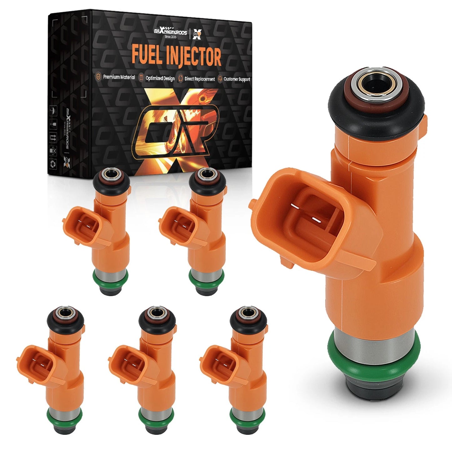 6PCS Fuel Injector Set for Nissan 370Z Infiniti G37 3.7L (2008–2019)