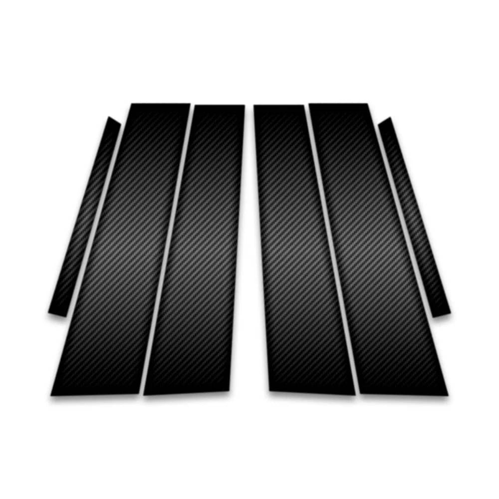 6pc Carbon Fiber Pillar Post Covers for 2010-2016 Buick Lacrosse