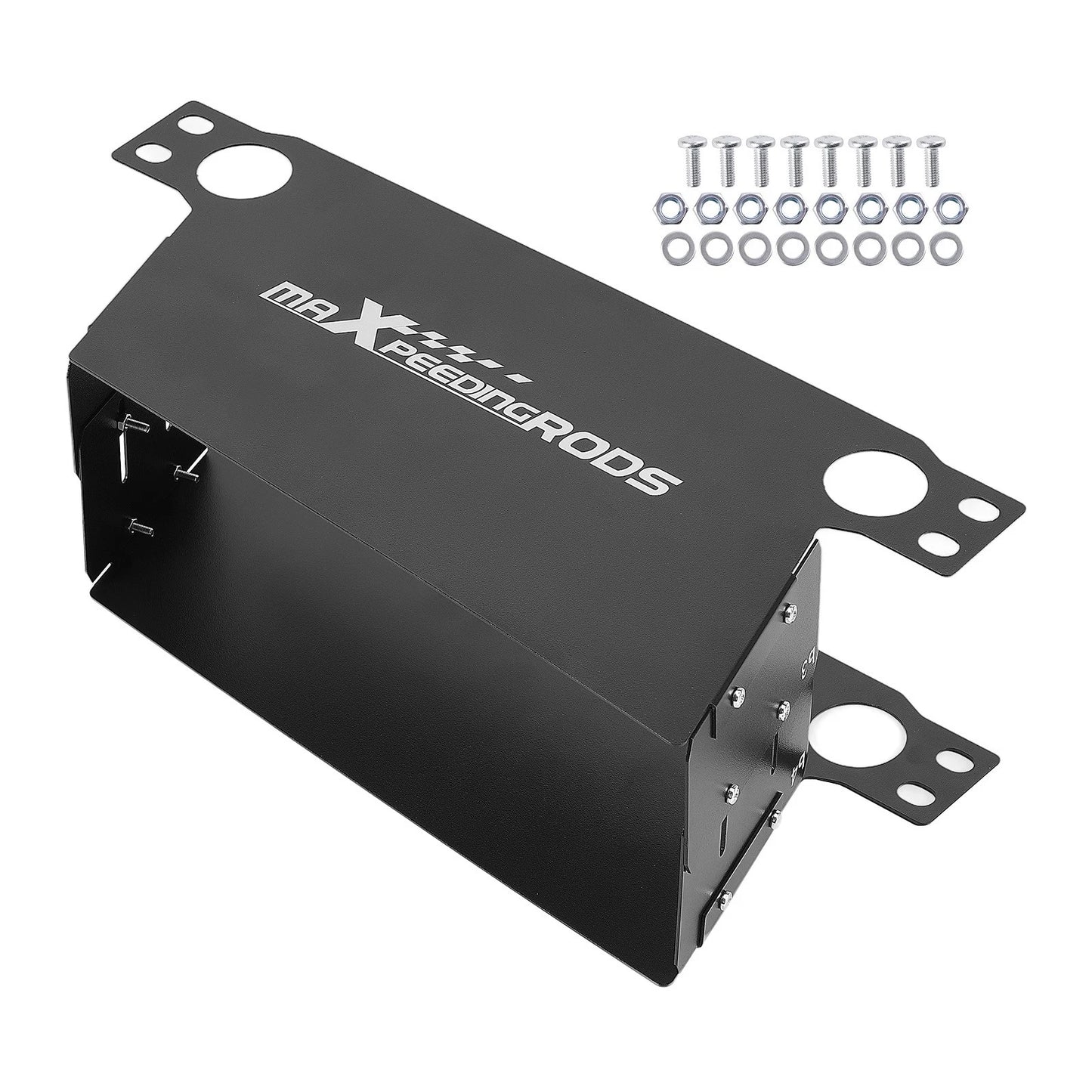 Adjustable Oil Cooler Air Guide Plate Set Black for Ford (2007–2013)