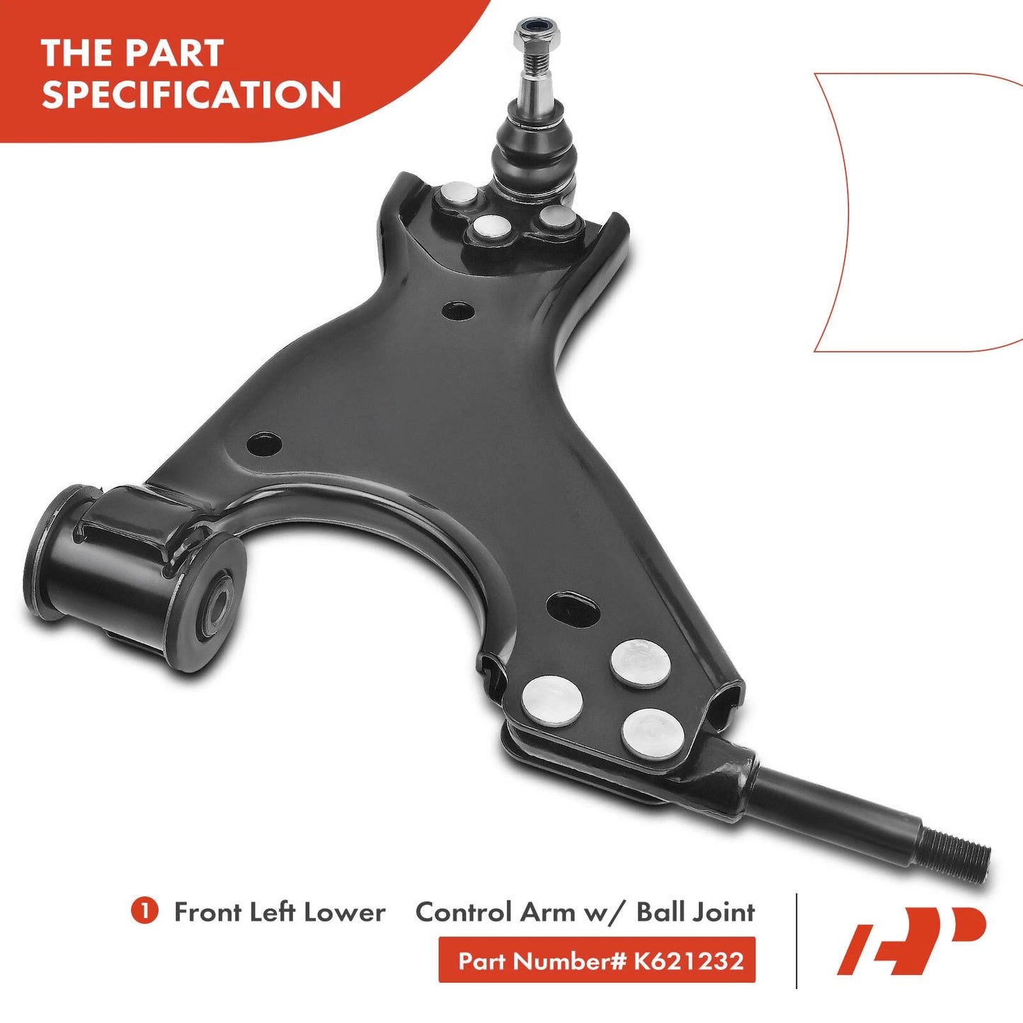 6X Control Arm Tie Rod Ends for Chevy Traverse (2018–2023)