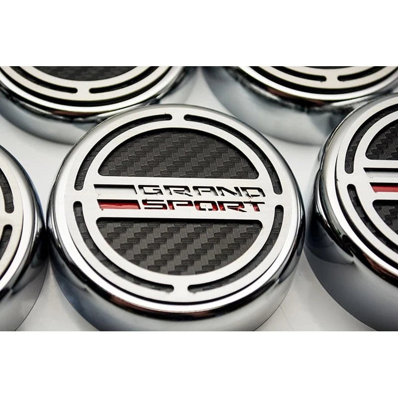 Cap Covers with Black C Fiber Vinyl Inlay for 2016–2019 Corvette GS