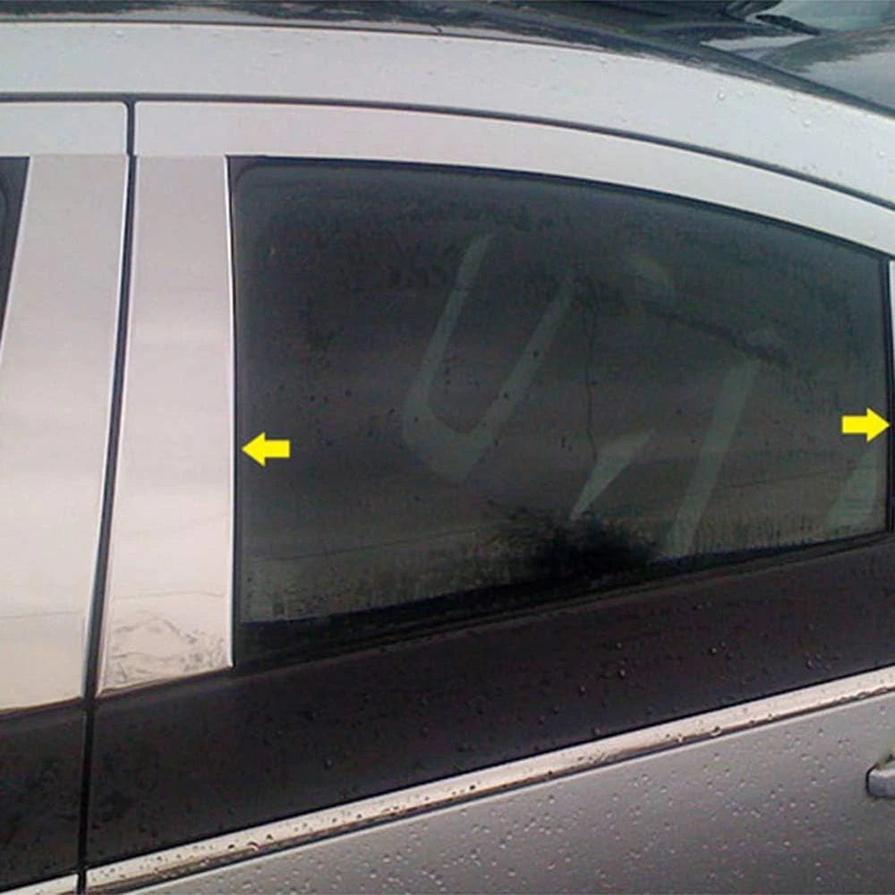 Chrome Pillar Post Trim Kit Luxury FX 6pc for Chevy Volt (2011–2015)