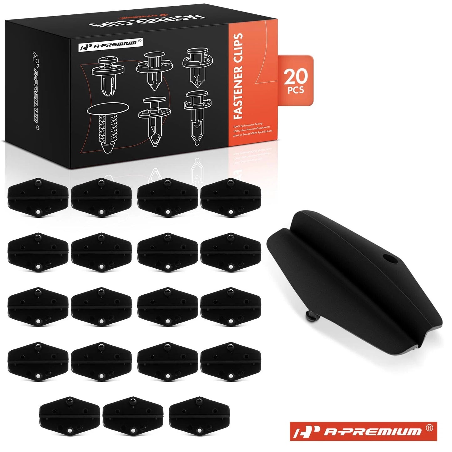 20Pcs Nylon Door Window Guide Retainer Clips for Chevy