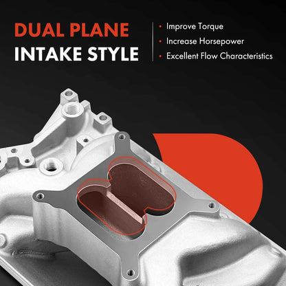 Air-Gap Dual Plane Intake Manifold for Olds V8 400 455 (1968–1980)
