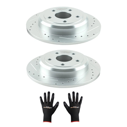 Brake Rotor Pair Rear for Jeep Grand Cherokee Dodge Durango (2011–2020)