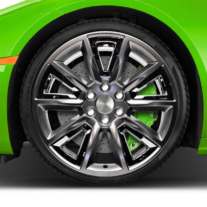 22 Inch Hyper Silver Wheel Rim by JTE Wheels for Chevrolet Suburban 1500 (2015–2019)