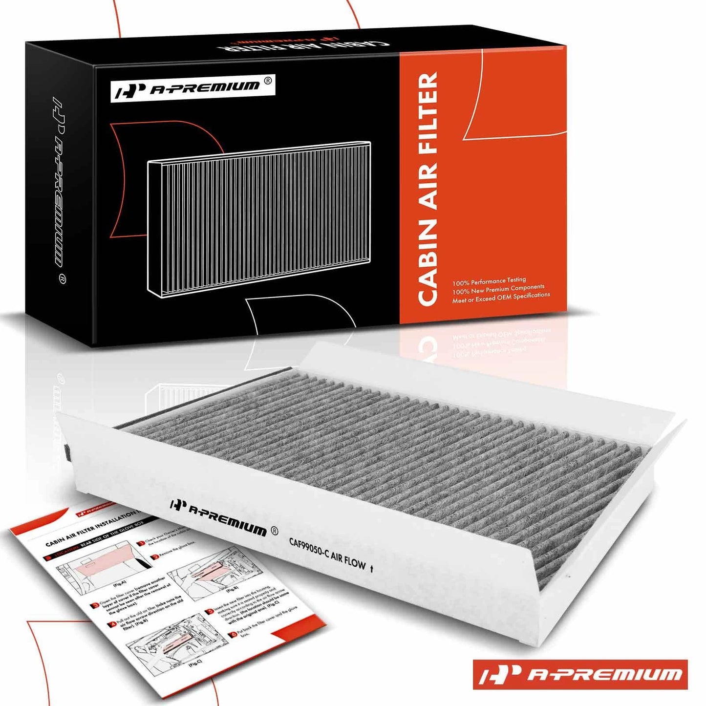 Activated Carbon Cabin Air Filter for Benz W203 W204 C-Class (2000–2015)