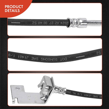 2X Rear Brake Hydraulic Hose for Buick Rendezvous (2002–2007) Pontiac Aztek