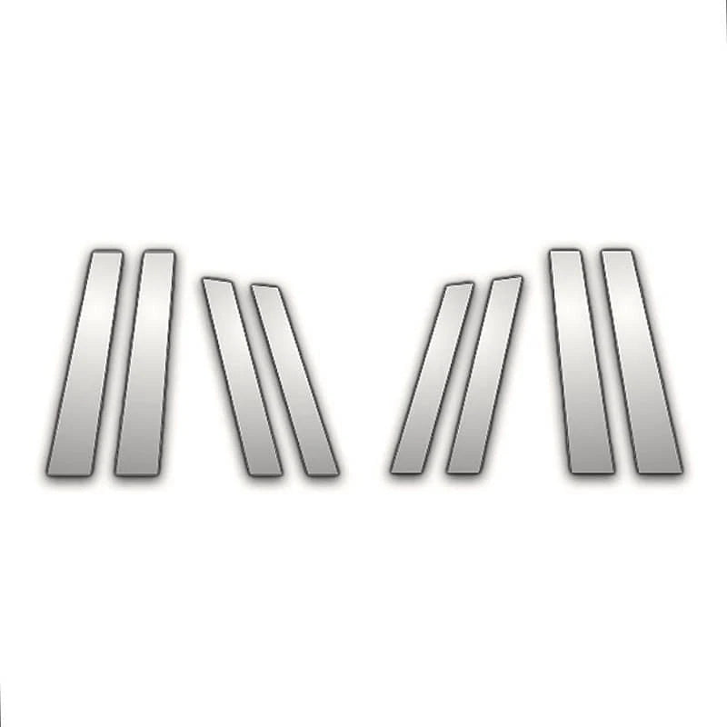 8Pc Chrome Pillar Post Covers for Audi Q7 (2007–2015)