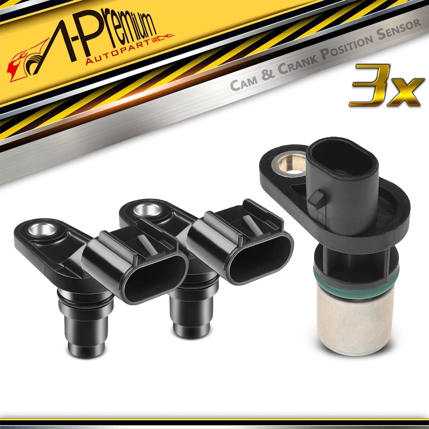 2X Camshaft & Crankshaft Position Sensors for Chevrolet HHR (2006)