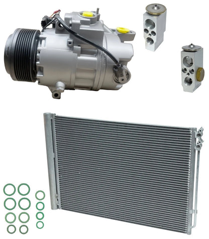 AC Compressor Kit with Condenser for BMW 740i 3.0L (2011–2015)