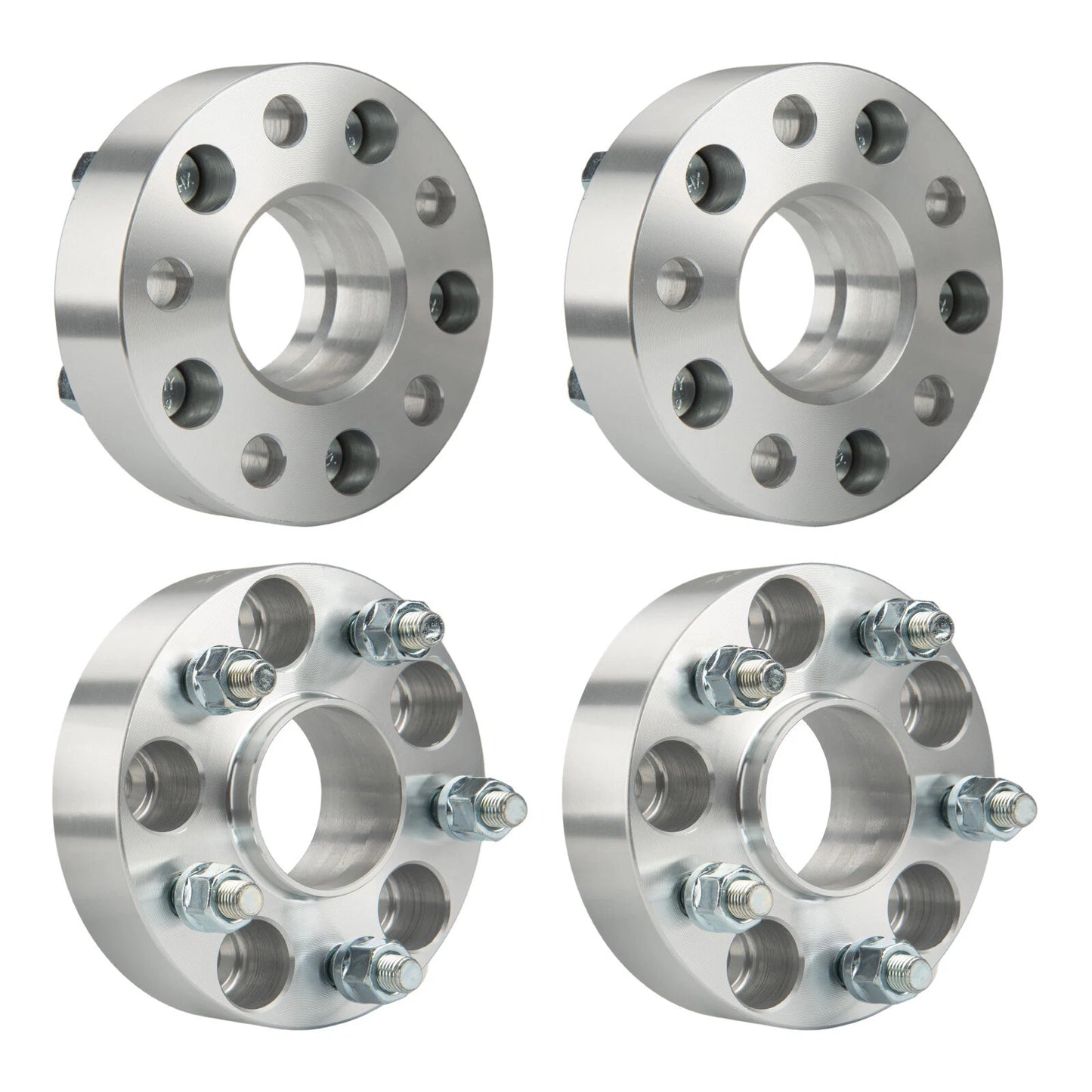 4Pcs 1.5" 5x4.5 Wheel Spacers for Toyota Honda Mazda 3 Ford Fusion (12x1.5, 64.1mm, 2012–2024)