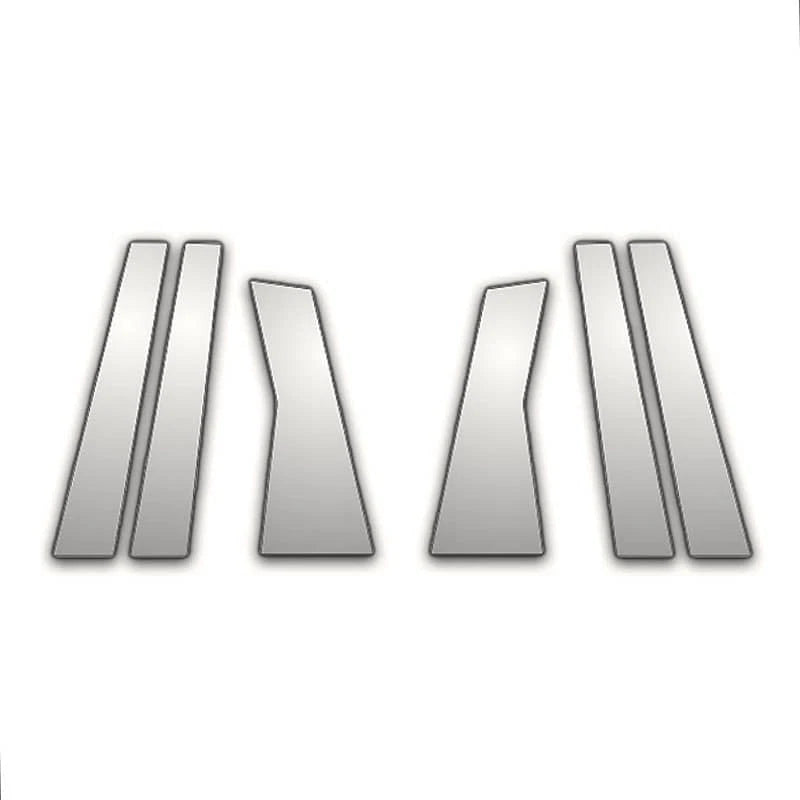 6Pc Chrome Pillar Post Covers for Acura MDX (2007–2013)